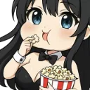 Emoji rose_popcorn