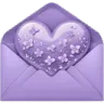 Emoji Purpleheartenvelope