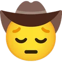 Emoji cowboysad