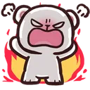 Emoji beangry