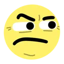 Emoji annoyed