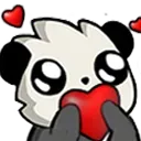 Emoji PandaLove
