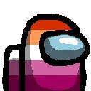 Emoji crewmate_lesbian