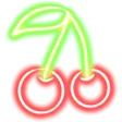Emoji NeonCherry