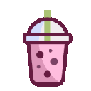 Emoji Gif_SakurakiRP_BubbleTeaPink