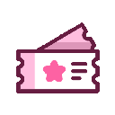 Emoji Gif_SakurakiRP_TicketPink