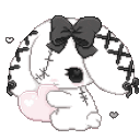 Emoji hearts_bunny