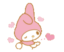 Emoji my_melody_kiss