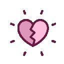 Emoji Gif_SakurakiRP_HeartBrokenPink