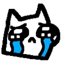 Emoji a_ab_cry_depressed_sob_cat