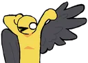 Emoji Crowstretch
