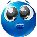 Emoji D_blue_facesad