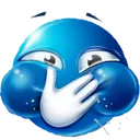 Emoji D_blue_laugh