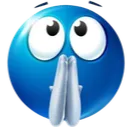 Emoji D_blue_pray