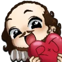 Emoji coeur_shakespeare