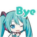 Emoji Bye_Miku
