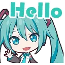 Emoji Hello_miku