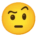 Emoji raisedeyebrow