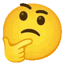 Emoji thinkingface