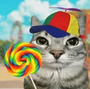 Emoji lolipopcat