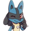 Emoji lucario