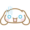 Emoji 39423cinnamorollshock
