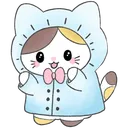 Emoji 269120kittieraincoat
