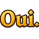 Emoji Oui