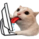 Emoji lickingscreen