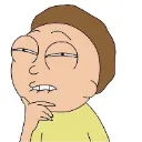 Emoji smugthinkingmorty