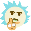 Emoji rickandmortythink