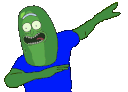 Emoji pickle_rick_dab