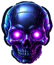 Emoji neonskull