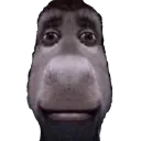 Emoji donkeystare