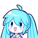 Emoji miku_happy