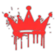 Emoji RedDrippingGlowingCrown