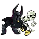 Emoji ORION_BlackKnight_Black_Emote_Sk