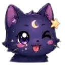 Emoji emoji_winking_cat