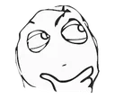 Emoji ragecomicthink