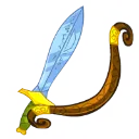 Emoji bow_sword