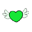 Emoji greenflyingheart