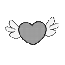 Emoji grayflyingheart