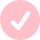 Emoji checkpink