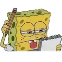 Emoji Spongebob_Thinking