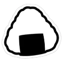 Emoji BW_Onigiri