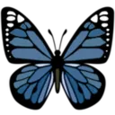 Emoji Blue_Butterfly02