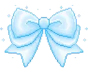 Emoji Blue_Bow