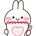 Emoji tsbunnydrawheart