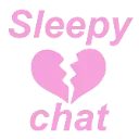 Emoji heart_sleepy_chat