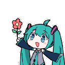 Emoji flowers_miku